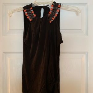 Cache top with side tie